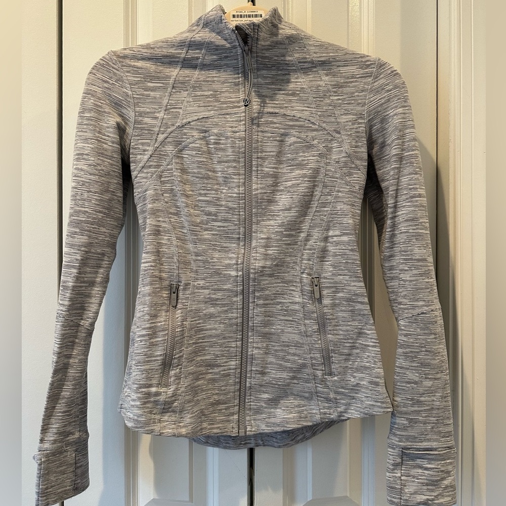 Lululemon define jacket in heathered grey